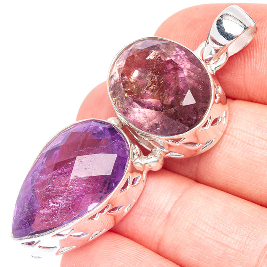 Large Ametrine Pendant 2" (925 Sterling Silver) P44334