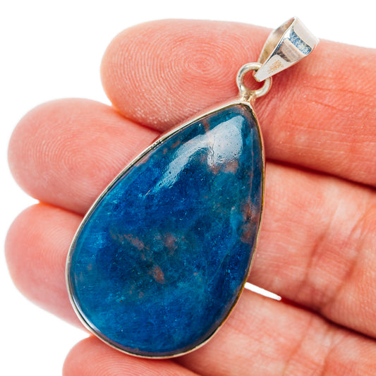 Premium Apatite Pendant 1 7/8" (.925 Sterling Silver)