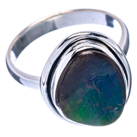 Ammolite Ring Size 6.5 (925 Sterling Silver) R144971