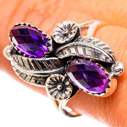 Faceted Amethyst Ring Size 9.5 (925 Sterling Silver) RING138438