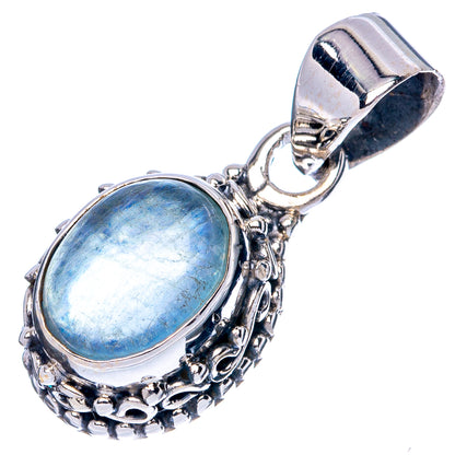Aquamarine, Blue Topaz Pendant 1" (925 Sterling Silver) P42744