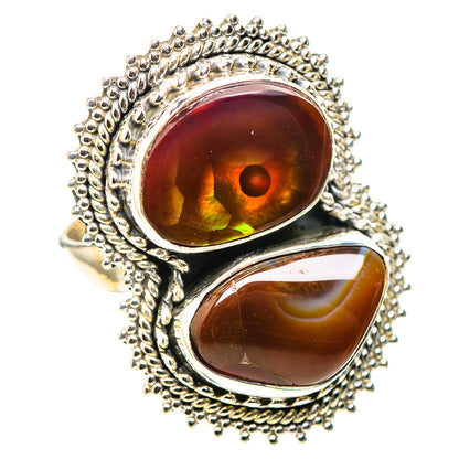 Mexican Fire Agate Ring Size 8 (925 Sterling Silver) RING138324