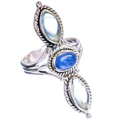 Large Kyanite, Aquamarine Ring Size 9.75 (925 Sterling Silver) R144373