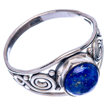 Lapis Lazuli Dainty Ring Size 6.25 (925 Sterling Silver) R145763