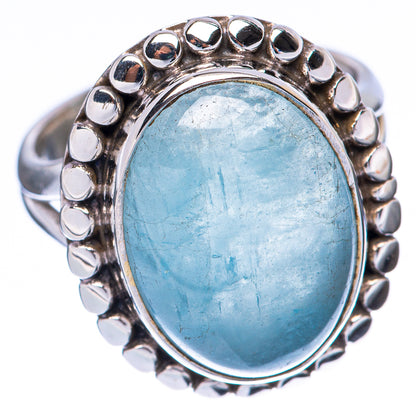 Aquamarine Ring Size 6.25 (925 Sterling Silver) R2180