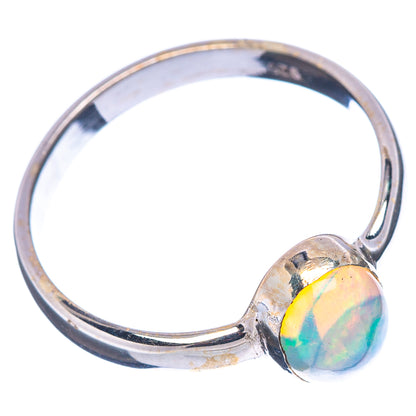 Ethiopian Opal Ring Size 7.5 (.925 Sterling Silver)