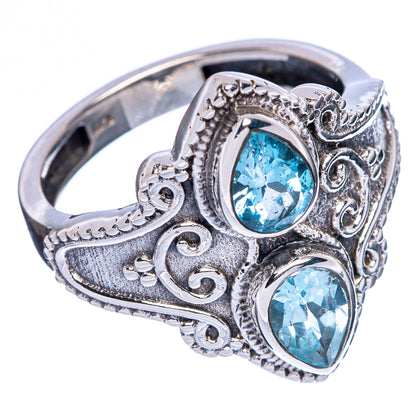 Blue Topaz Ring Size 9 (925 Sterling Silver) R146373