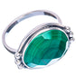 Premium Malachite 925 Sterling Silver Ring Size 8.75 Ana Co R3626