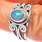 Rare Ethiopian Opal Dainty Ring Size 6 (925 Sterling Silver) R145822