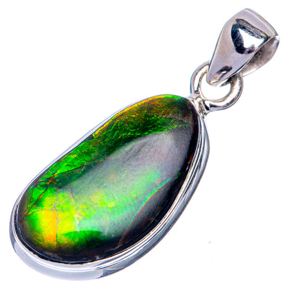 Canadian Ammolite Pendant 1 1/4" (925 Sterling Silver) PD39868