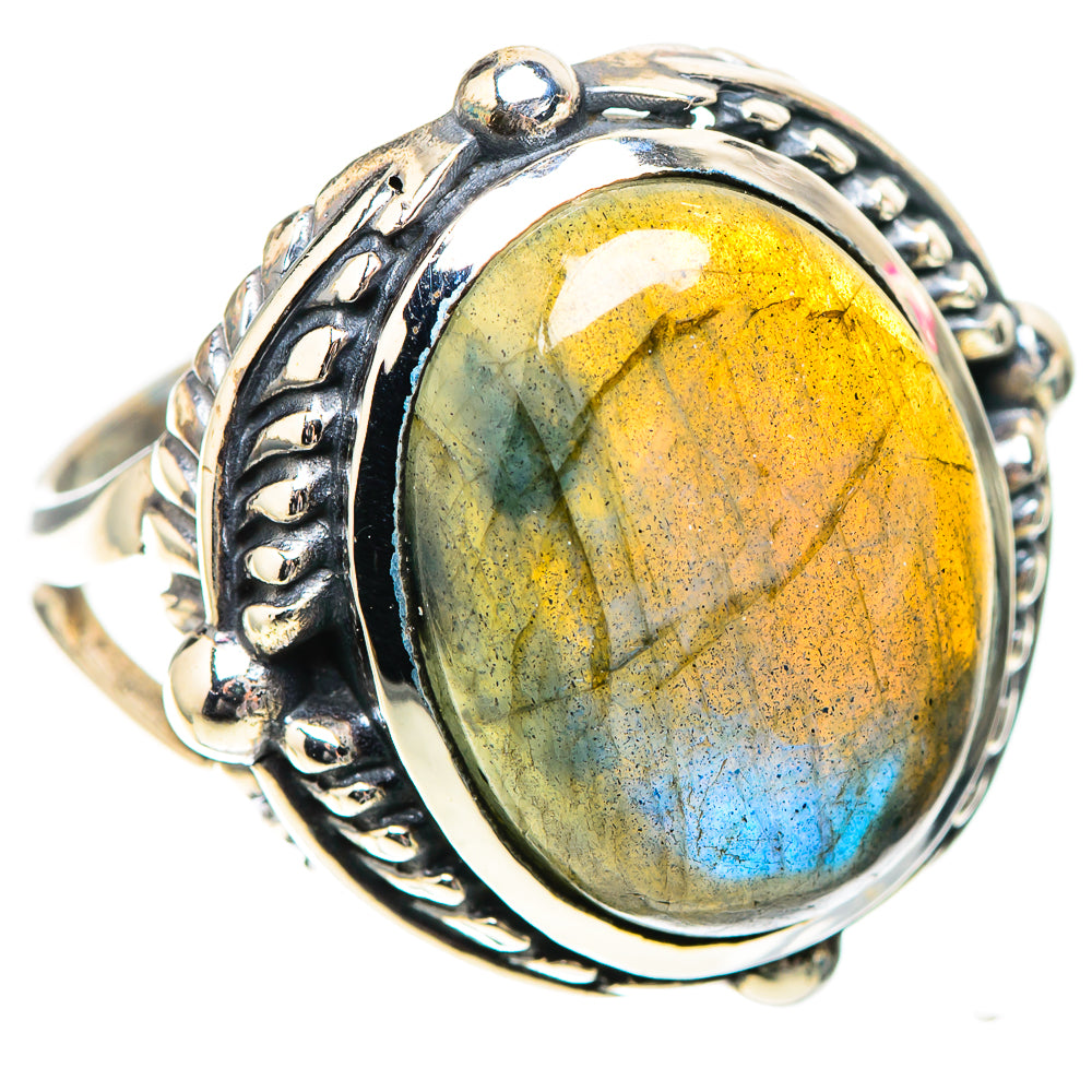 Labradorite Ring Size 8.25 (925 Sterling Silver) RING138794