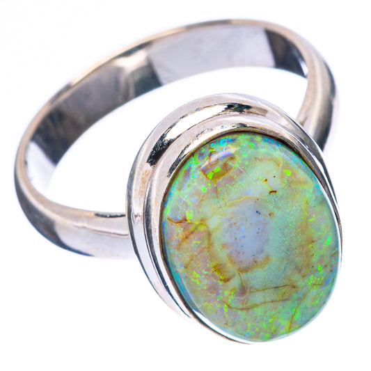 Rare Sterling Opal Ring Size 7 (925 Sterling Silver) R4455