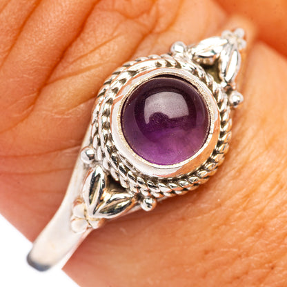 Dainty Amethyst Ring Size 9.25 (.925 Sterling Silver)