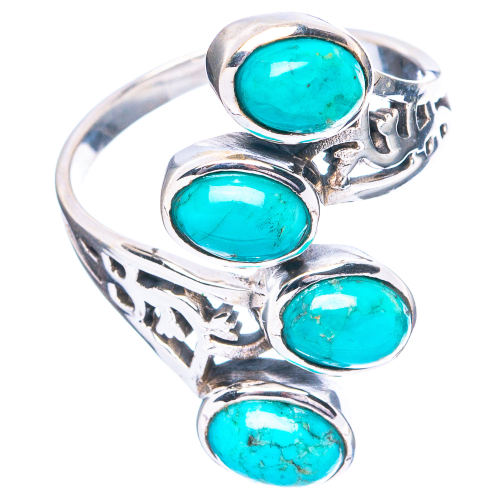 Rare Arizona Turquoise Ring Size 9 (925 Sterling Silver) R4720