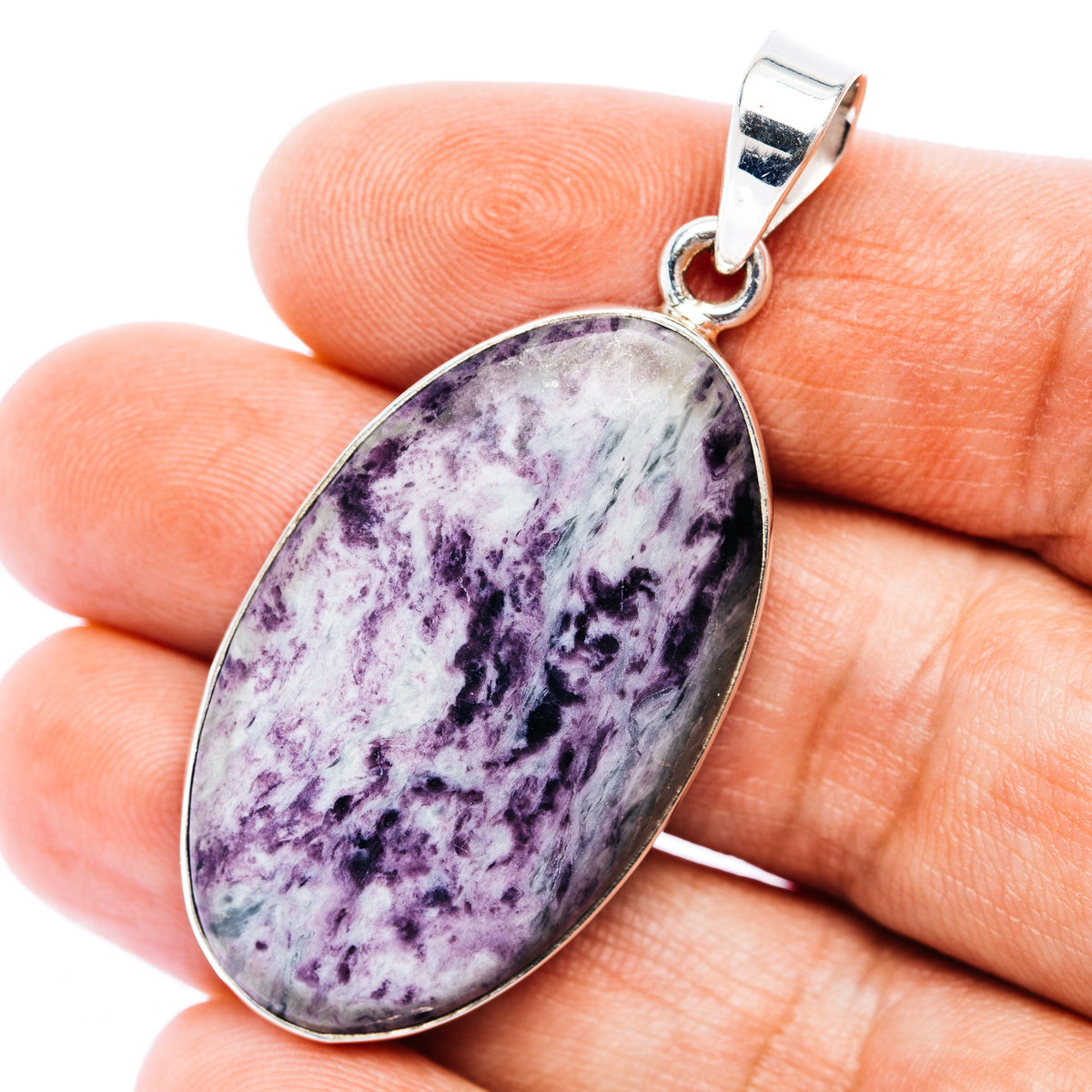 Large Premium Kammererite Pendant 2 1/8" (.925 Sterling Silver)