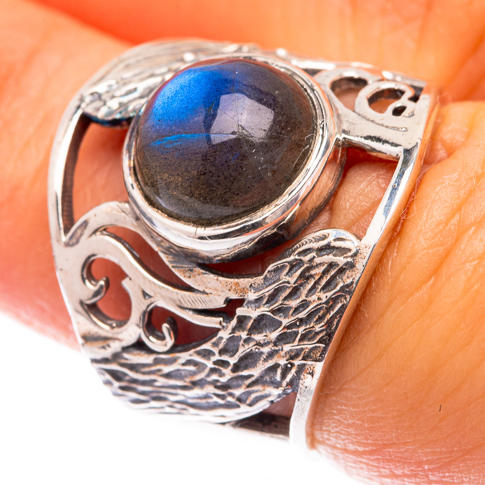Labradorite Ring Size 6.25 (925 Sterling Silver) R140679