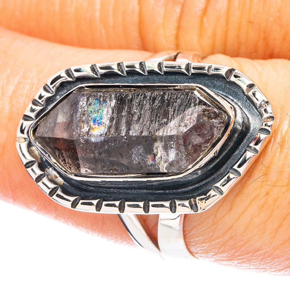 Herkimer Diamond 925 Sterling Silver Ring Size 7.5 (925 Sterling Silver) R6159
