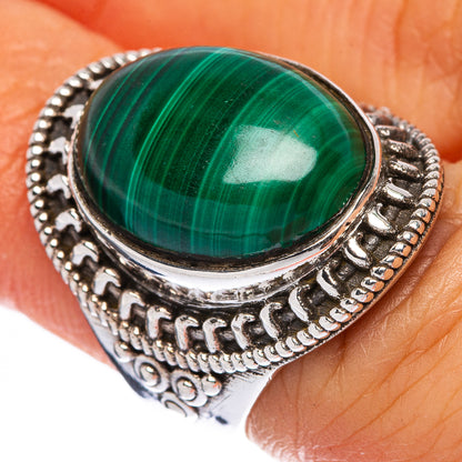 Malachite Ring Size 5.75 (925 Sterling Silver) R146186