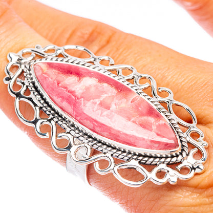 Signature Rhodochrosite Ring Size 8.75 (925 Sterling Silver) R1775
