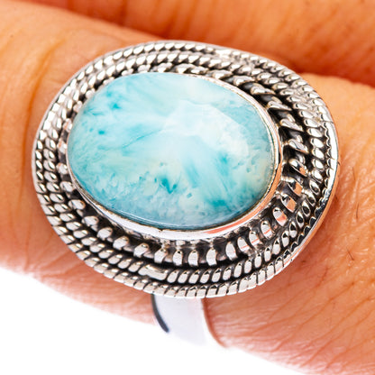 Larimar Ring Size 8 (925 Sterling Silver) R146180