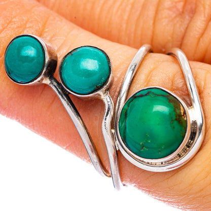 Tibetan Turquoise Ring Size 5 (925 Sterling Silver) R146512
