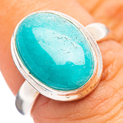 Amazonite Ring Size 6.75 (.925 Sterling Silver)