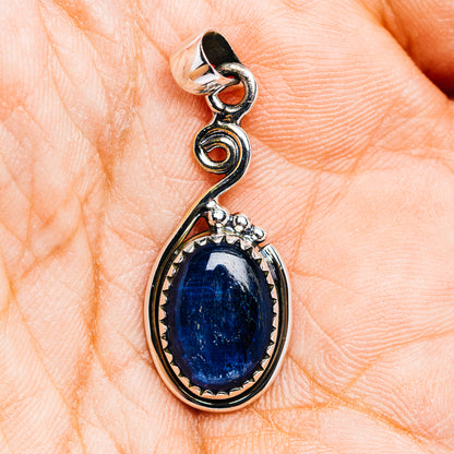 Kyanite Pendant 1 3/8" (.925 Sterling Silver)