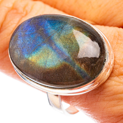 Labradorite Ring Size 11 (925 Sterling Silver) R142829