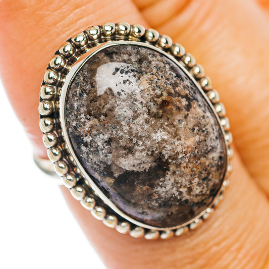Lodolite Ring Size 7.75 (German Silver)