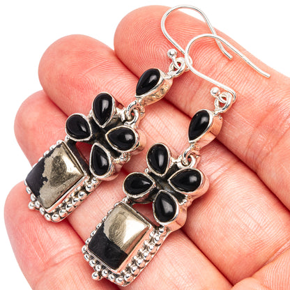 Premium Healer's Gold Earrings 2 1/8" (925 Sterling Silver) E1771