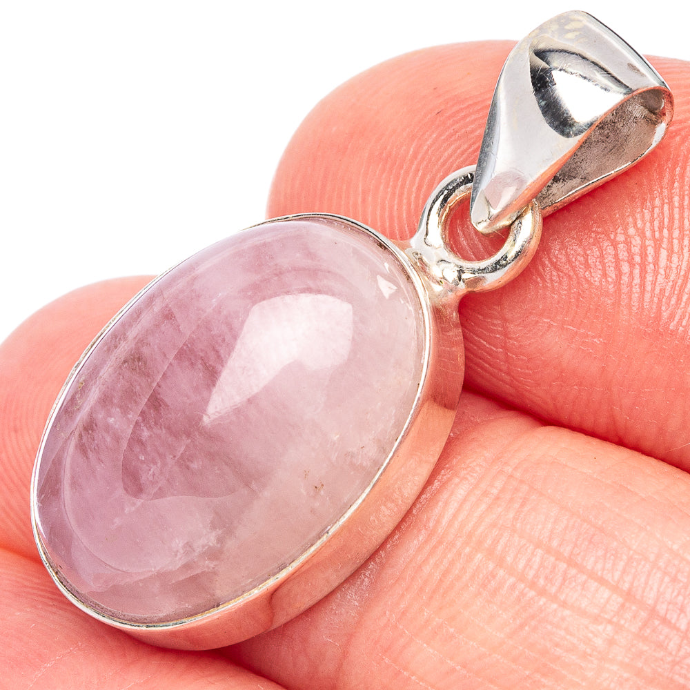 Rare Kunzite Pendant 1 1/8" (925 Sterling Silver) P44534