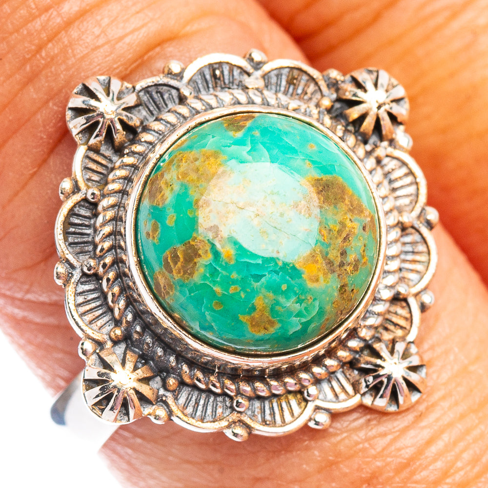 Royston Turquoise Ring Size 8.75 (.925 Sterling Silver)