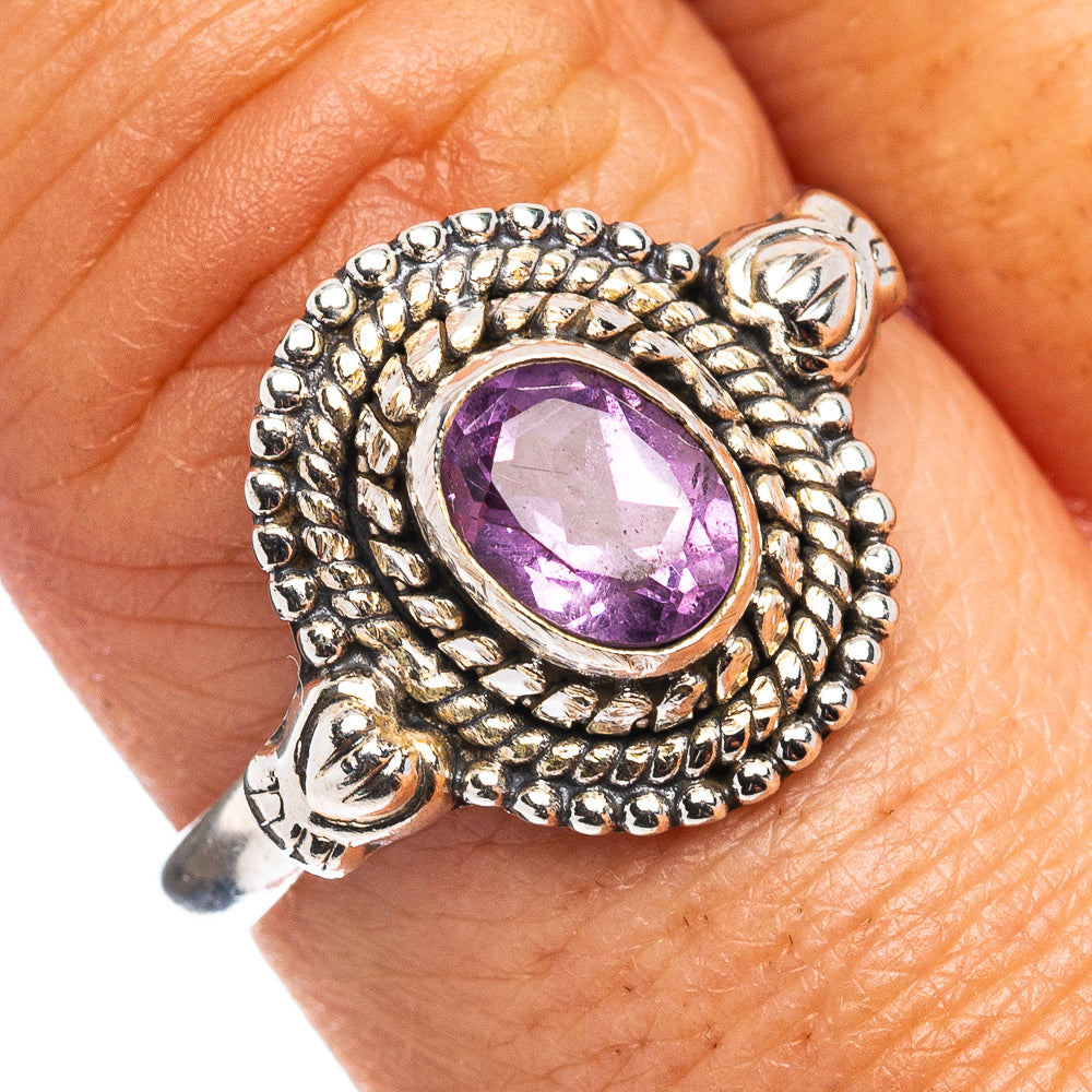 Amethyst Ring Size 8.75 (.925 Sterling Silver)