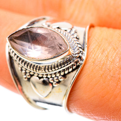 Rose Quartz Ring Size 7.25 (925 Sterling Silver) RING139239