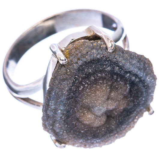Desert Rose Druzy Ring Size 7 (925 Sterling Silver) R1658