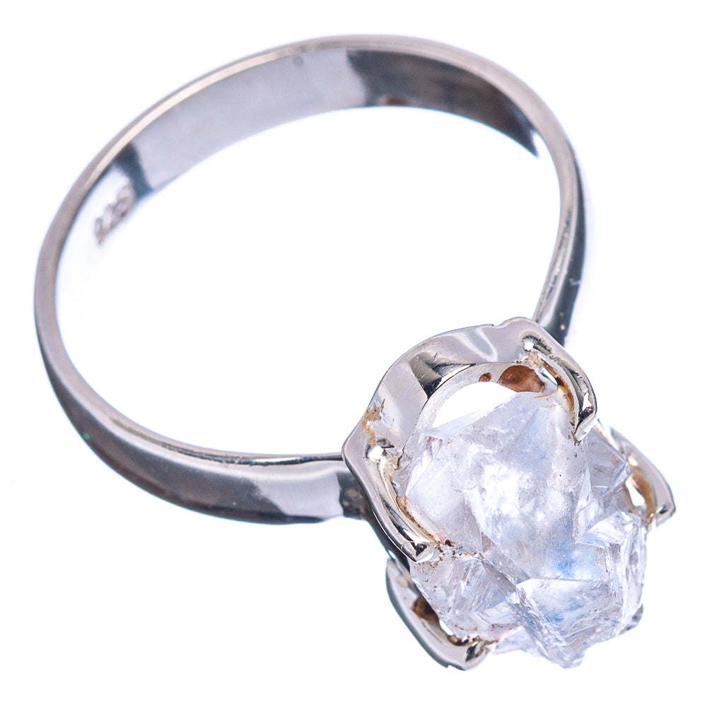 Faceted Dumortierite Quartz Ring Size 7 (.925 Sterling Silver)