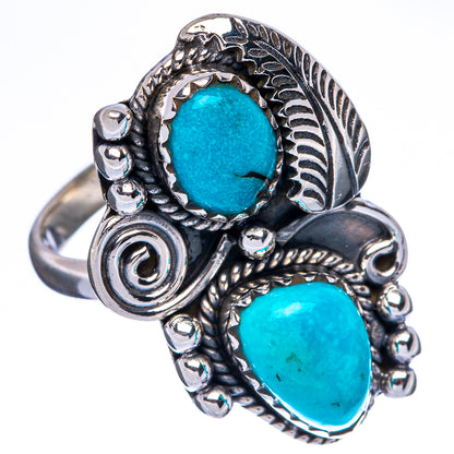 Tibetan Turquoise Ring Size 6.75 (925 Sterling Silver) R146087