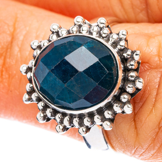 Rare Apatite Ring Size 6 (925 Sterling Silver) R5068