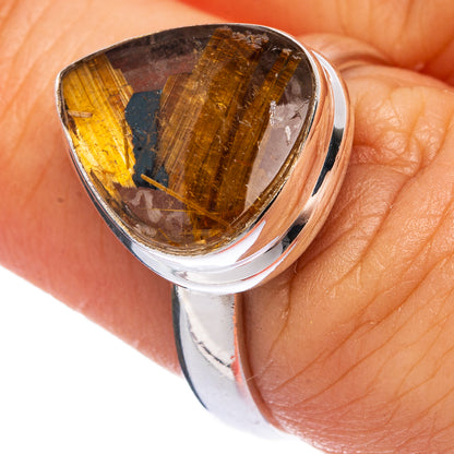 Rare Full Star Rutilated Quartz Ring Size 7 (925 Sterling Silver) R145578