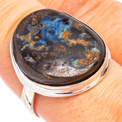 Rare Boulder Opal Ring Size 9.25 (.925 Sterling Silver)