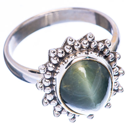 Cat Eye Ring Size 8.75 (925 Sterling Silver) R2009