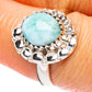 Larimar Ring Size 7 (925 Sterling Silver) R4588