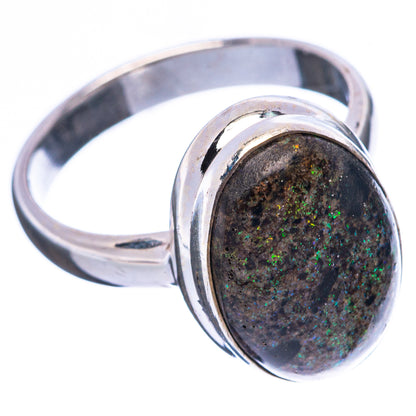 Rare Matrix Opal Ring Size 6.75 (925 Sterling Silver) R4171