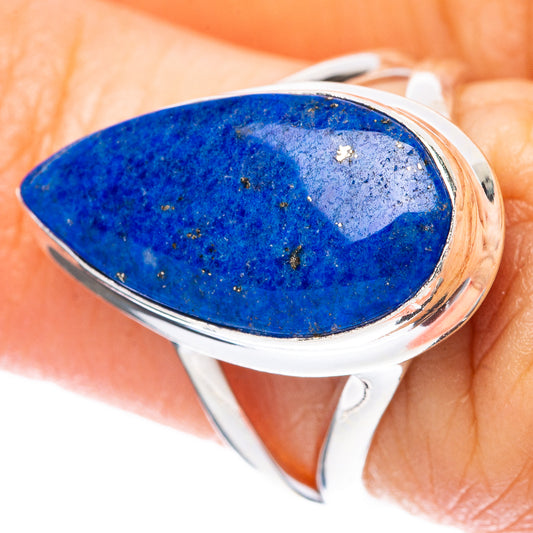 Lapis Lazuli Ring Size 6 (925 Sterling Silver) R3997