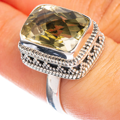 Faceted Citrine Ring Size 7 (925 Sterling Silver) R144282