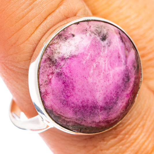 Premium Cobalto Calcite Ring Size 10 Adjustable (.925 Sterling Silver)