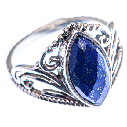 Lapis Lazuli 925 Sterling Silver Ring Size 10 (925 Sterling Silver) RING140275