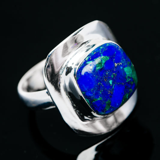 Premium Azurite Malachite Ring (.925 Sterling Silver)