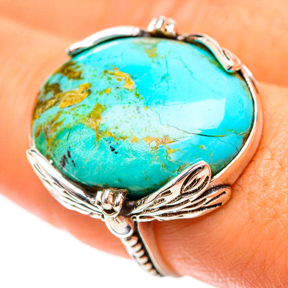 Chrysocolla Ring Size 7.5 (925 Sterling Silver) RING139170