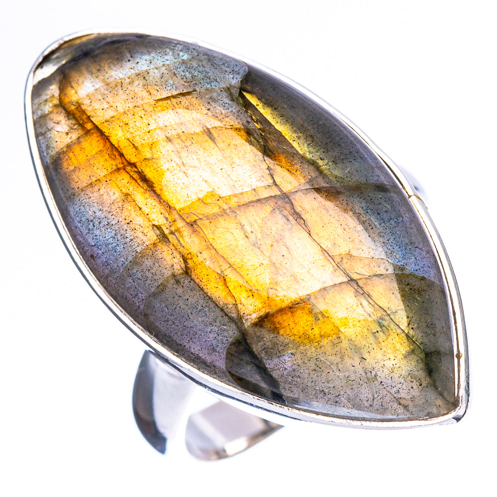 Labradorite Ring Size 7 (925 Sterling Silver) R4701